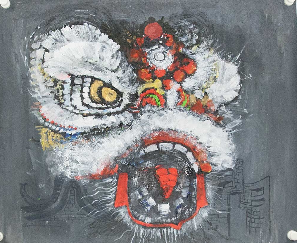 狮领风骚